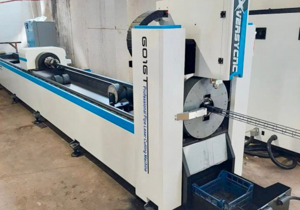 Tube profile laser cutting photo