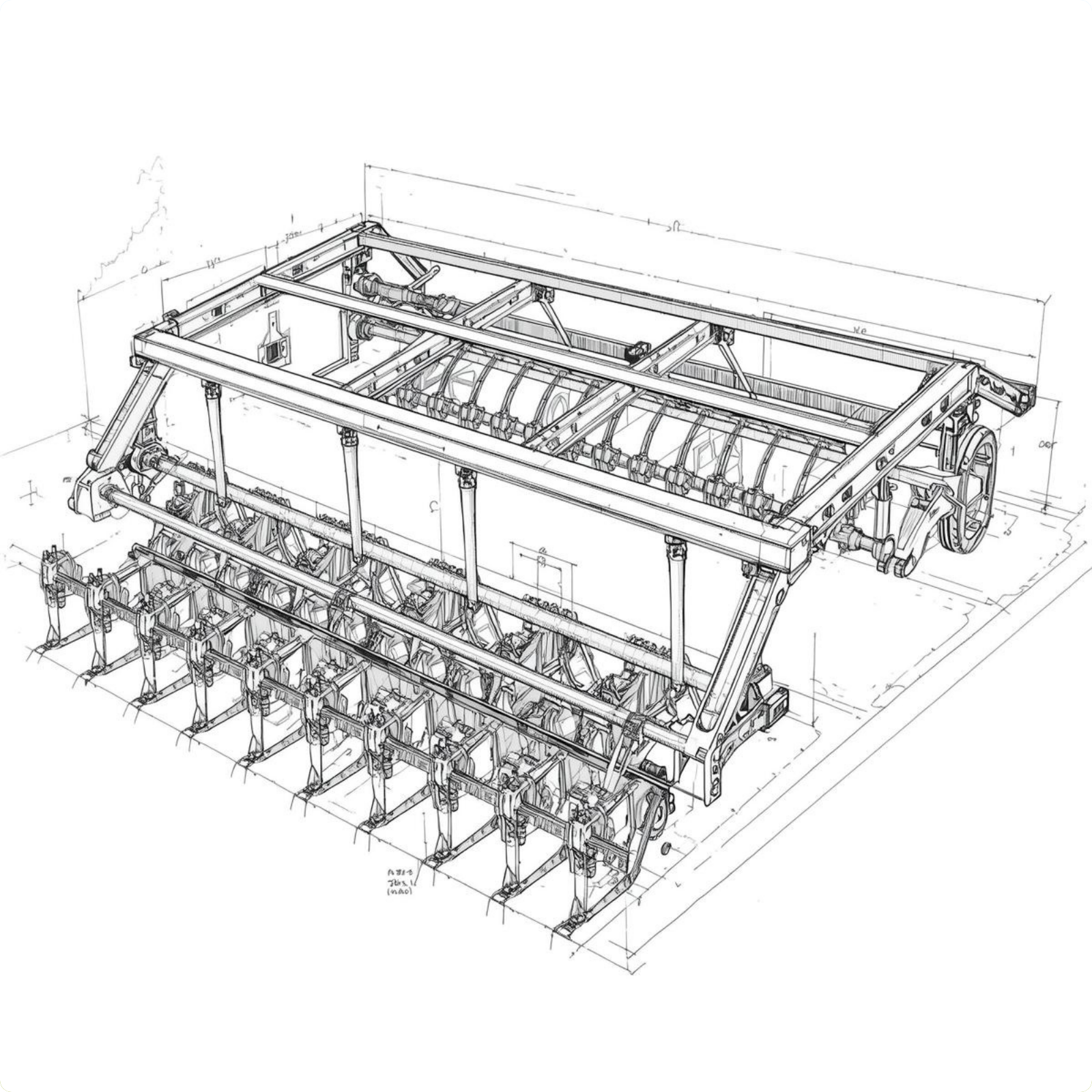 Frames and welded subframes icon