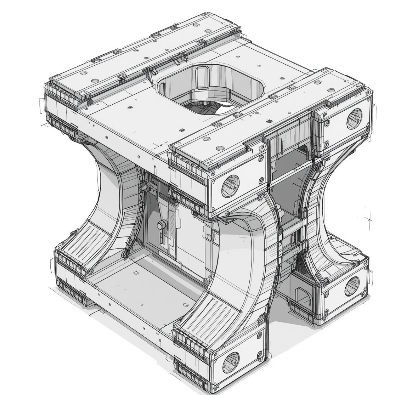 Lifting coupling and linkage icon