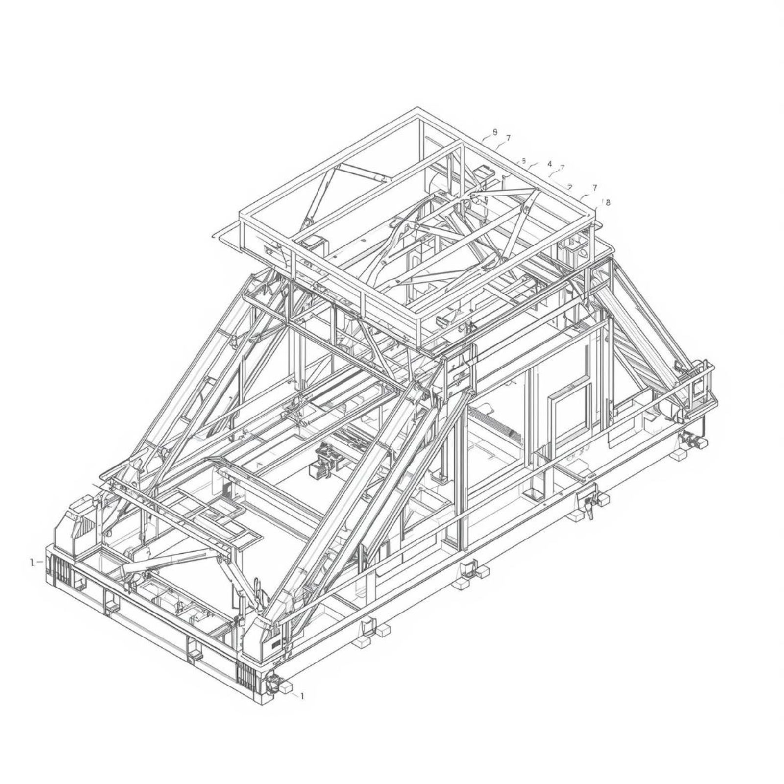 Frames and welded subframes icon