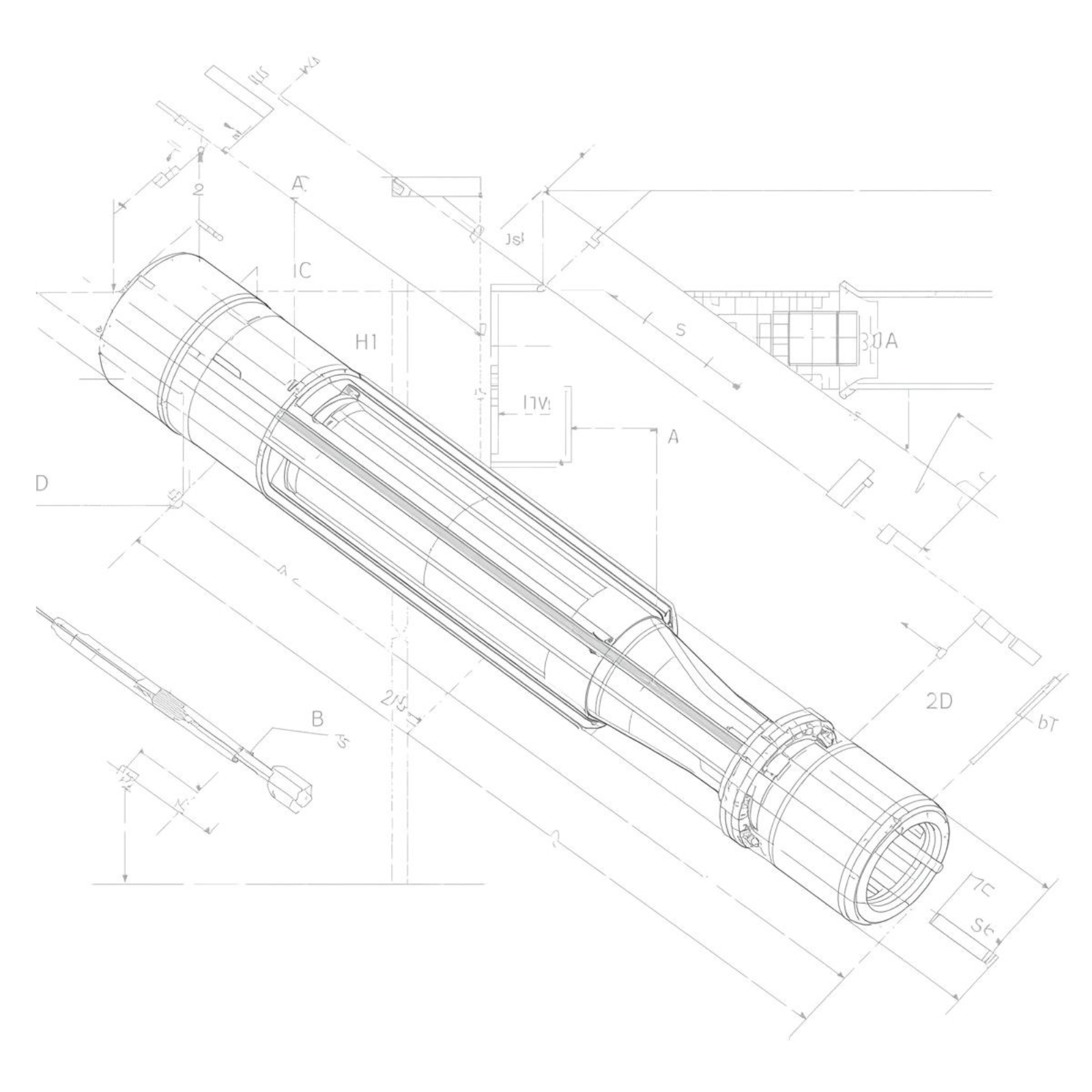 Shafts and pins icon