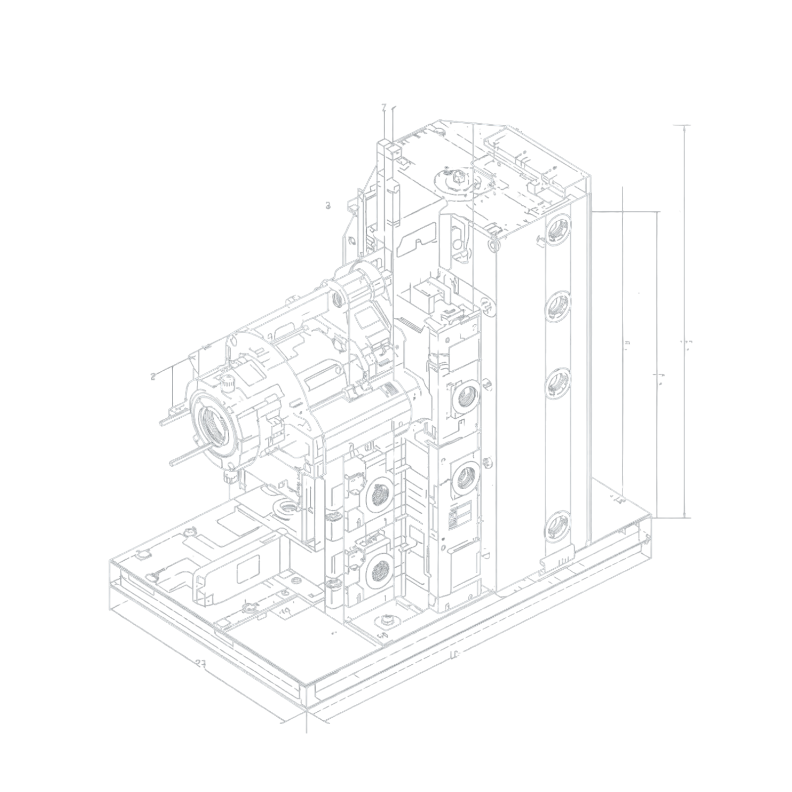 Mounting brackets and supports icon